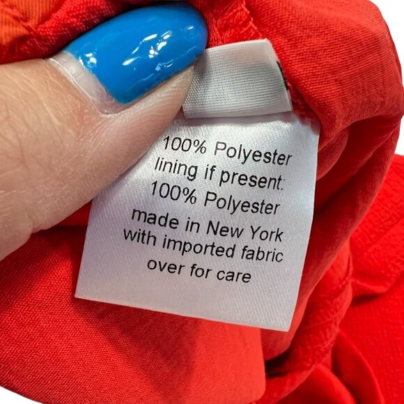 Rachel Comey Red Crepe Pants Trouser Lipstick Red Size 6 - Picture 5 of 8